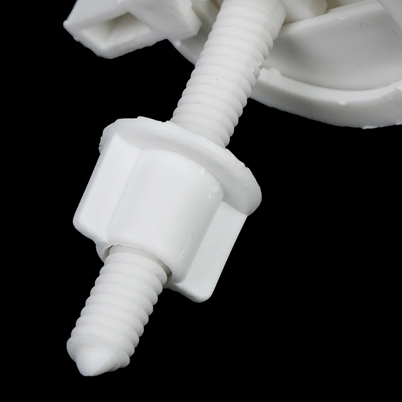 1set/2Pcs Plastic Toilet Seat Screws Fixings for Toilet Seats Hinges Repair Tools toilet seat accessories toilet hinge replacement