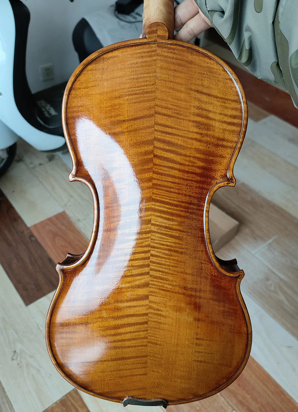 Left Hand Stradivarius Violin 4/4 Size Hand Made Oil Varnish European Spruce Professional Violines