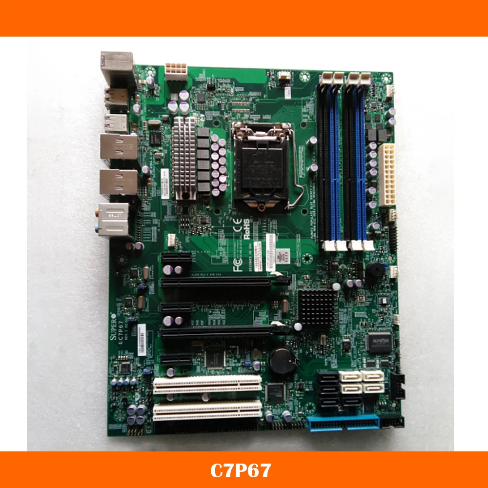 

Motherboard For Supermicro C7P67 LGA1155 P67 Mainboard Fully Tested