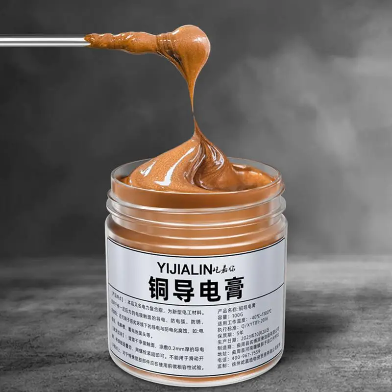 

Автомобильная проводящая смазка, 100 г, антикоррозийный медный крем, универсальная электрическая смазка для автомобилей, продукция для автомобилей