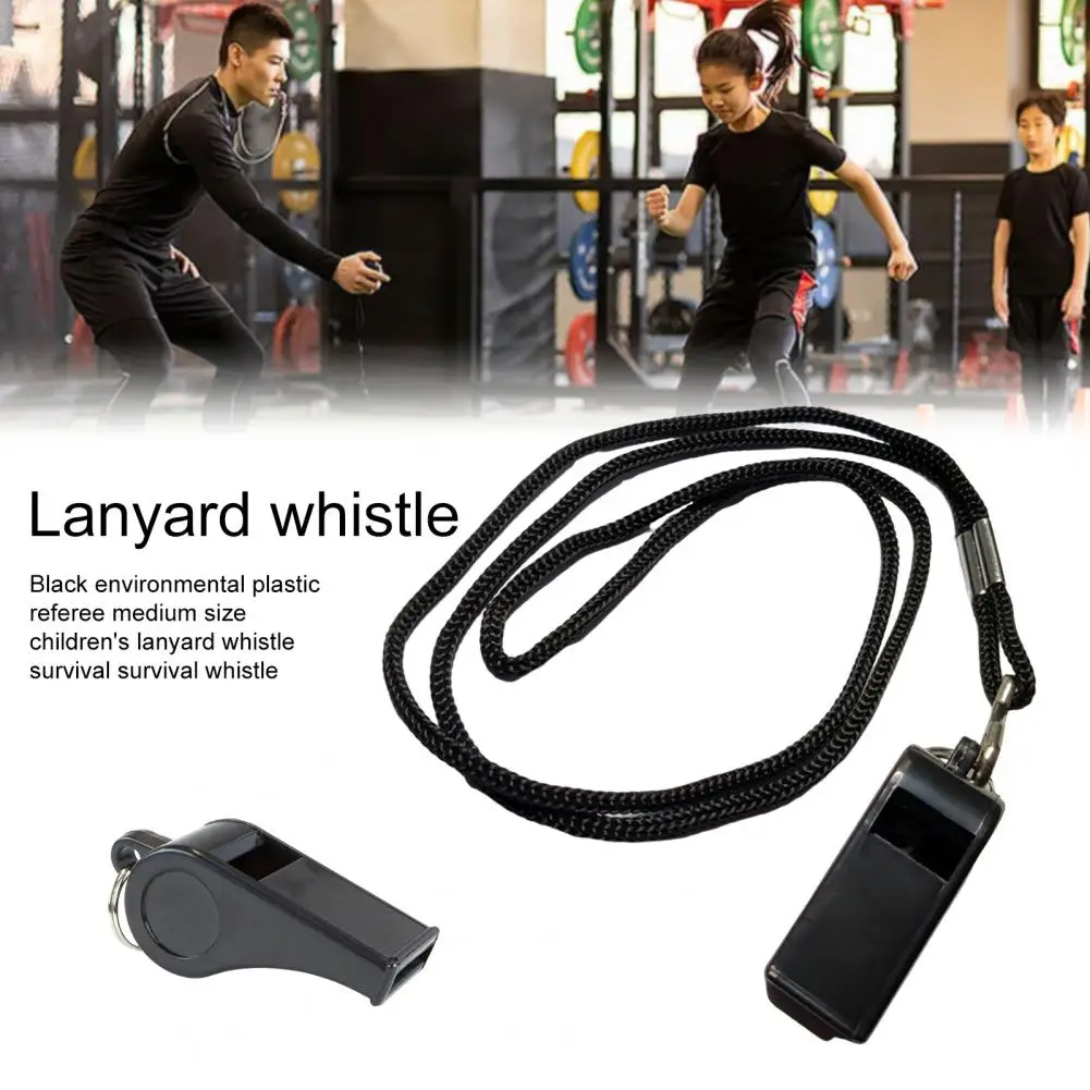 Referee Whistle Black Color Children Sports Whistle Cheerleading Tools Portable Accessory Survival Sports Good survival whistle sport whistle sports whistle
