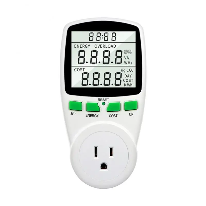 

Monitor Analyzers Digital Wattmeter Lcd Energy Meter Measuring Outlet Power Socket Electric Tester Eu/us/uk Plug 180-250v Vac