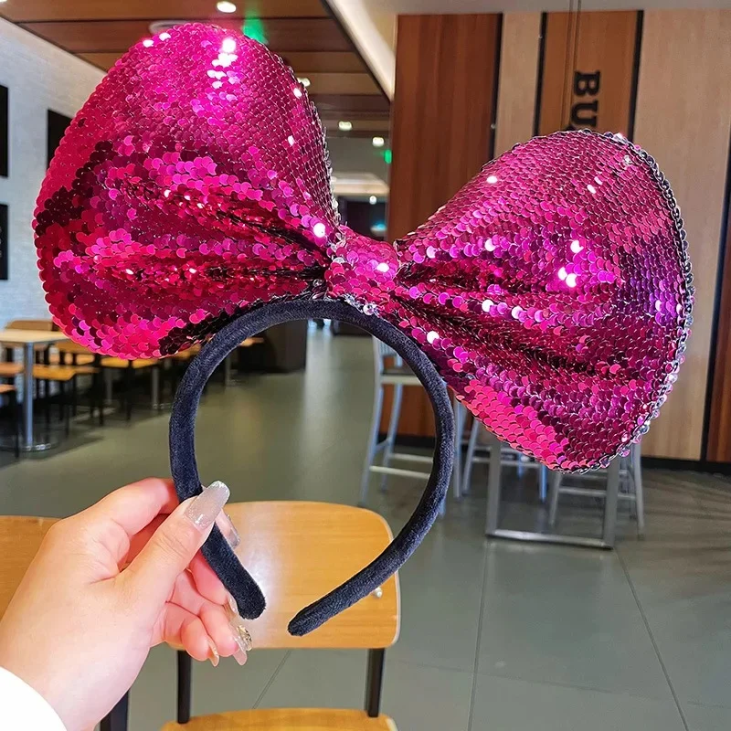 Oversized bow (Rose Red)