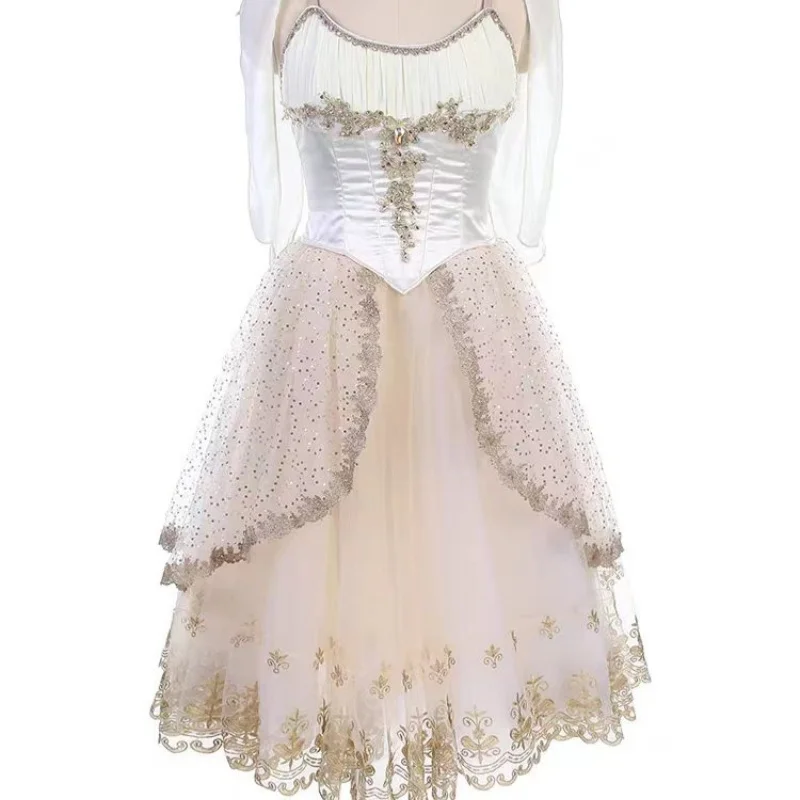

Ballet dress custom match dress Champagne professional tutu