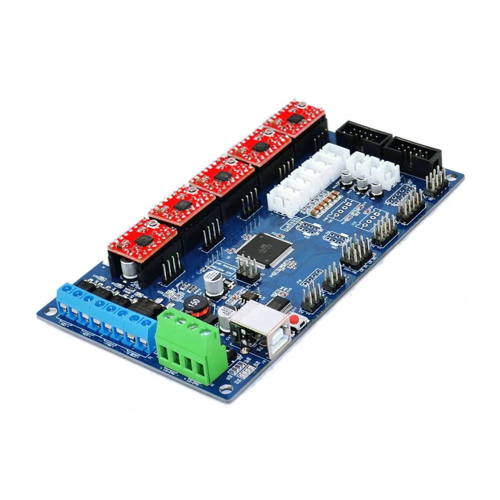 

mks gen v1.4 3D printer control board with A4988 agmega2560 Mega 2560 R3 motherboard