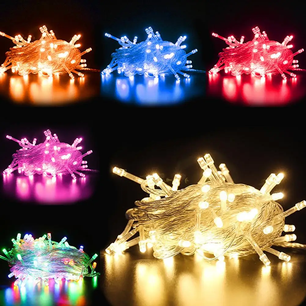 

Led Colorful String Lights 8 Modes Outdoor Waterproof High Brightness Birthday Party Decorative Lamp Fairy Lights