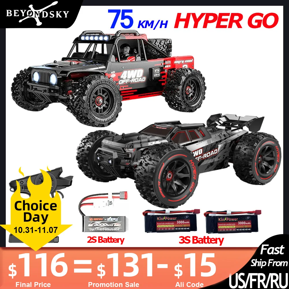 Pezzi Di Ricambio In Alluminio Per Auto RC Hyper Go H14bm MJX 14210 14209 – Set Bracci Anteriori E Posteriori