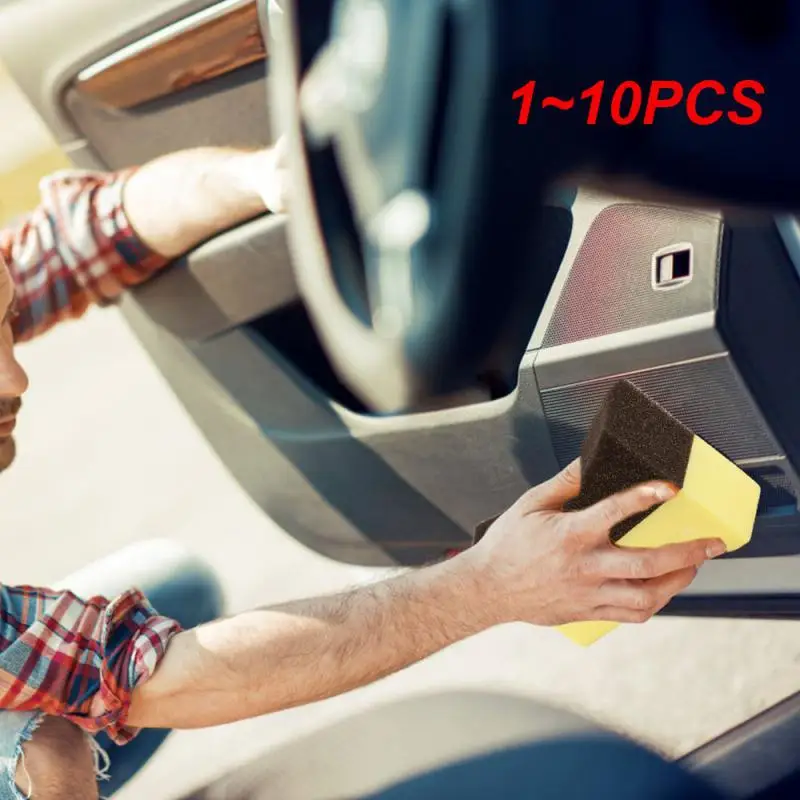 

1~10PCS Car Wheel Cleaning Sponge Tire Wash Wiper Water Suction Sponge Pad Wax Polishing Tyre Brushes Tools Car Wash Accessories