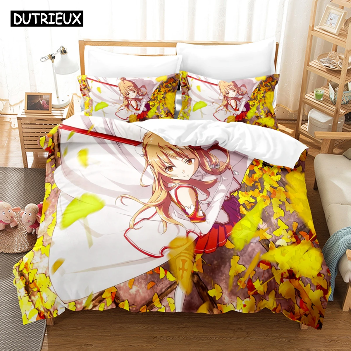 

3D The Sword Art Bedding Sets Duvet Cover Set With Pillowcase Twin Full Queen King Bedclothes Bed Linen