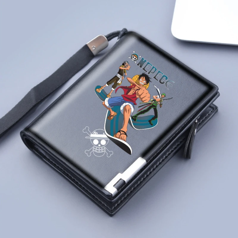 One Piece Luffy Wallet – Anime Coin Purse & Keychain Gift