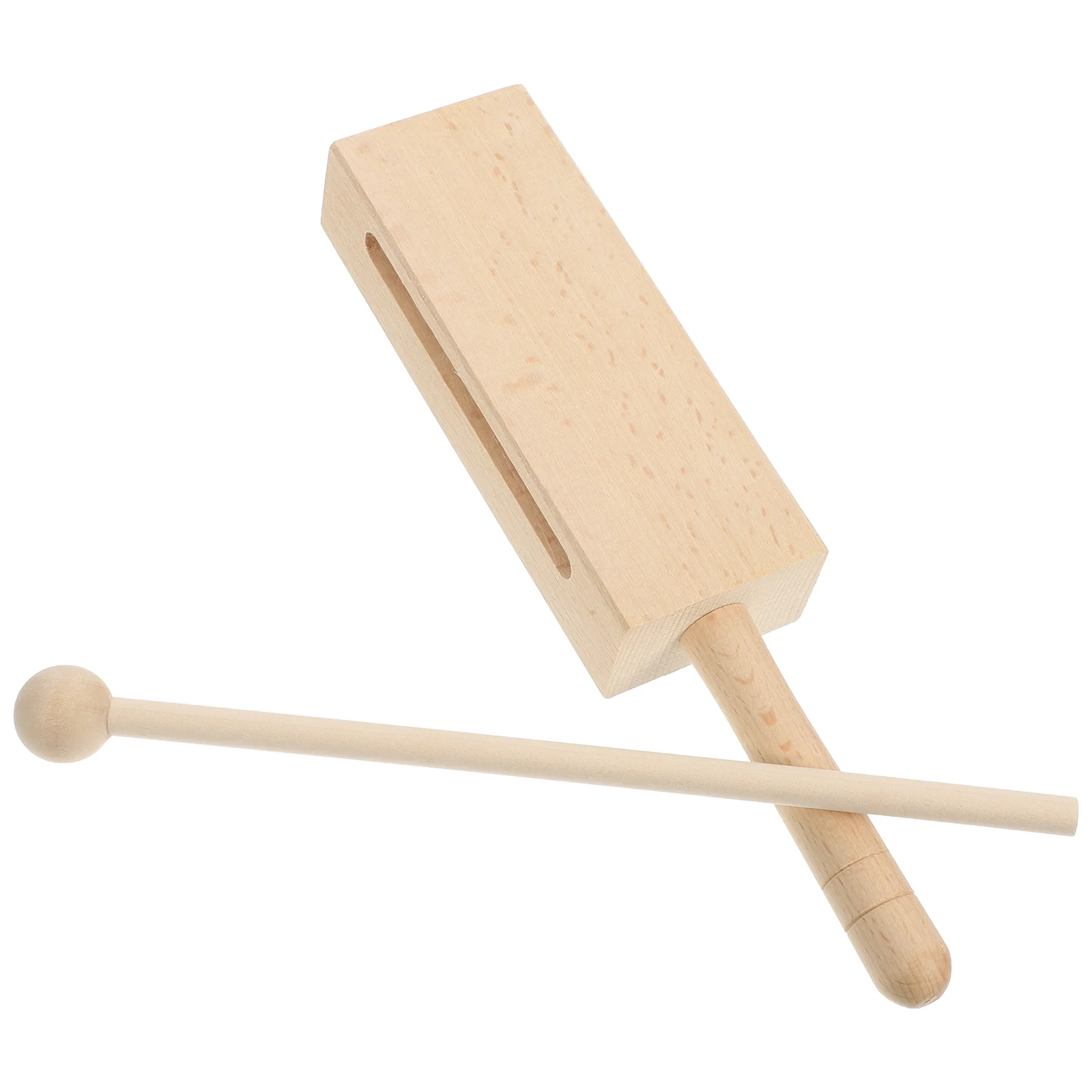 

1 Set Percussion Instrument Wooden Instrument Wood Block Instrument with Mallet