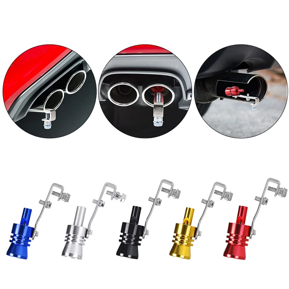 Car Turbmuffler Universal Sound Simulator Car Turbo Sound Whistle S/M/L/XL Vehicle Refit Device Exhaust Pipe Turbo Whistle