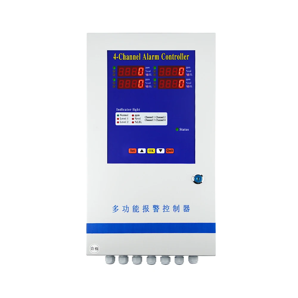 

Wall mounted 4-20mA LPG CO2 O3 NH3 gas transmitter use alarm control panel