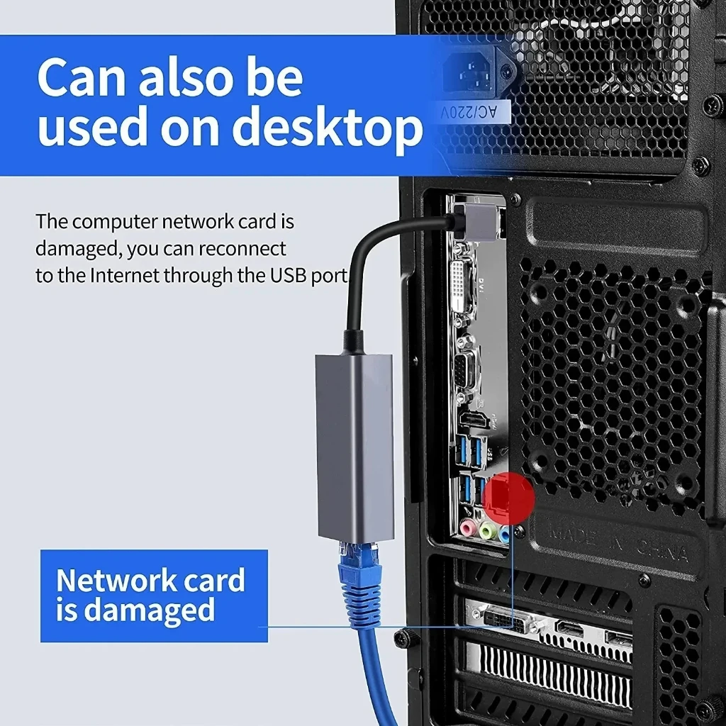1000Mbps USB 3.0 RJ45 Network Card USB Type C Ethernet Adapter For MacBook PC Windows XP 7 8 10 Android Lan Internet Cable ethernet adapter ethernet card network card