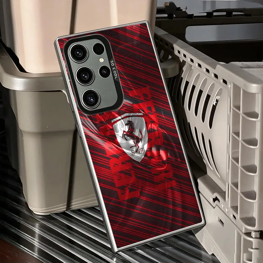 Vibrant Silver Car-Inspired Phone Case
