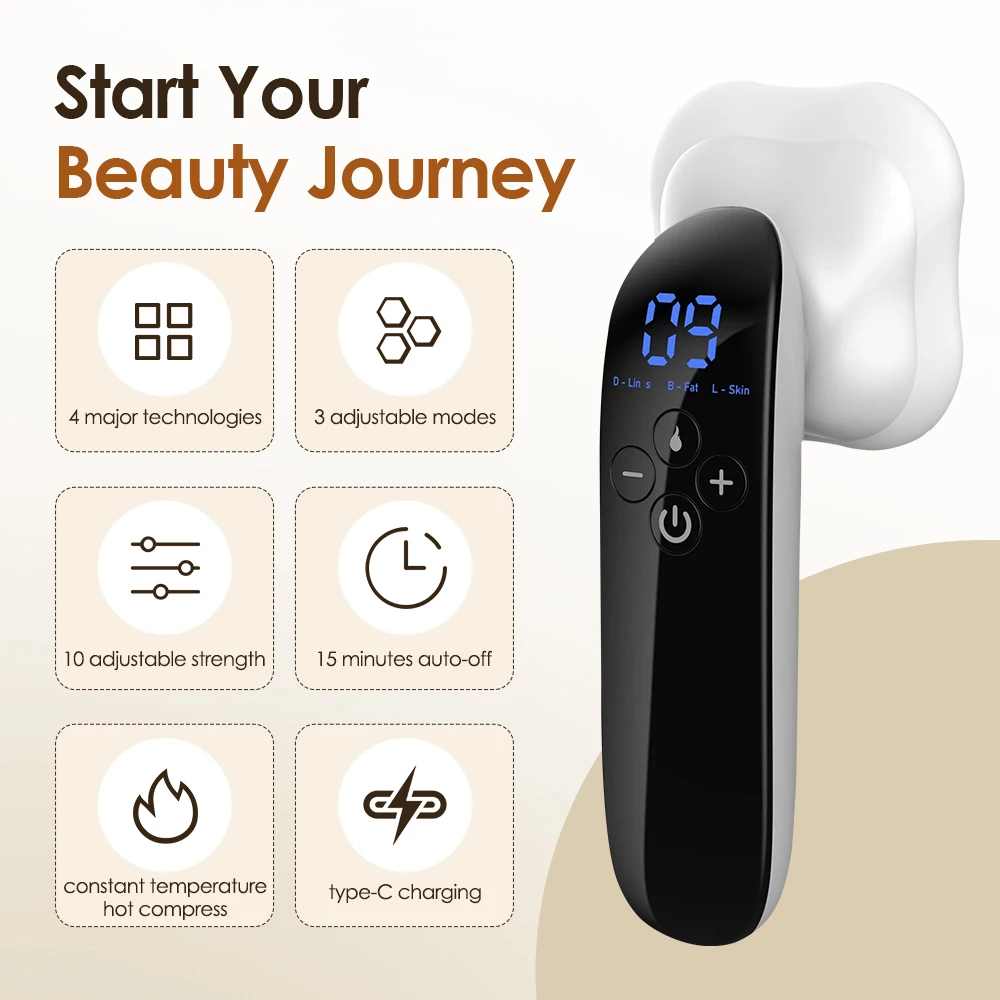 Portable Body Slimming Massager Fat Burner Device