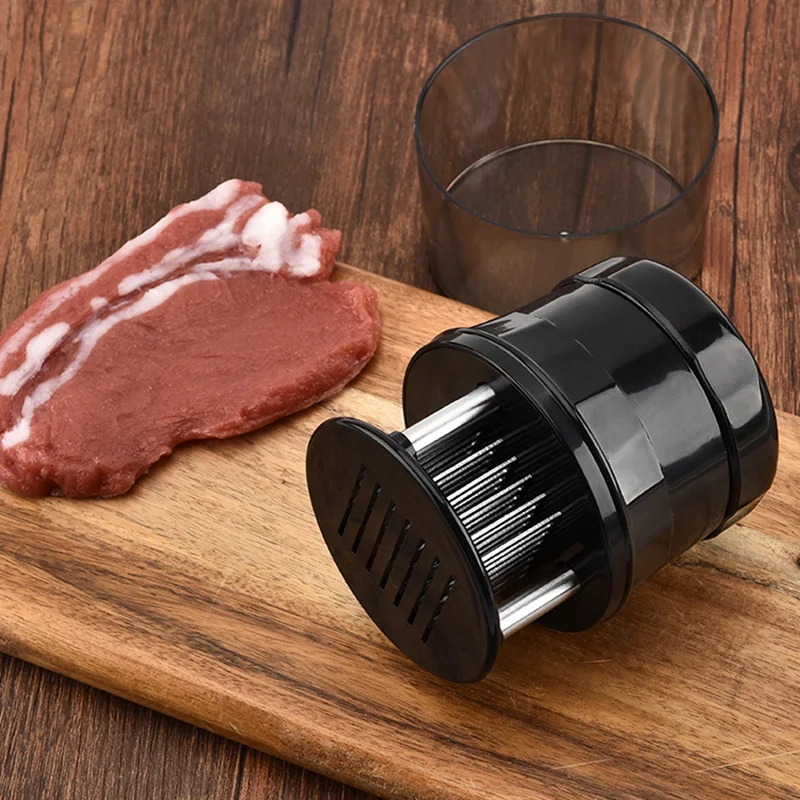 Meat Tenderizer Meat Hammer Meat Tenderizer 56 Blades Needle Tender Meat Needle with Broken Tendons Pork Chop Chicken Chop Chicken Wings Hammer