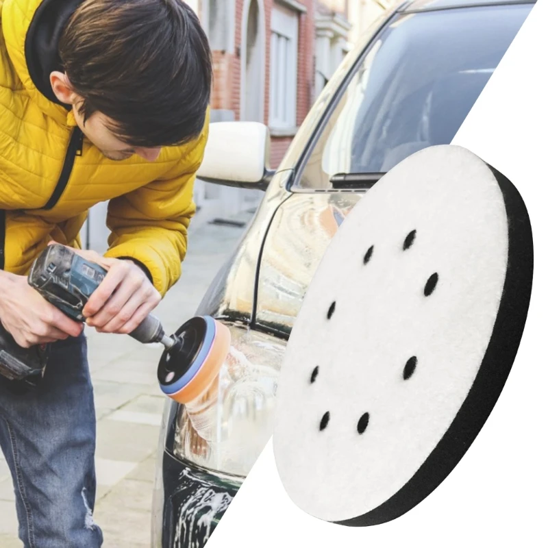 Universal Car Polish Pad 5in Soft Foam Machine Waxing Polisher Super-sticky Foam