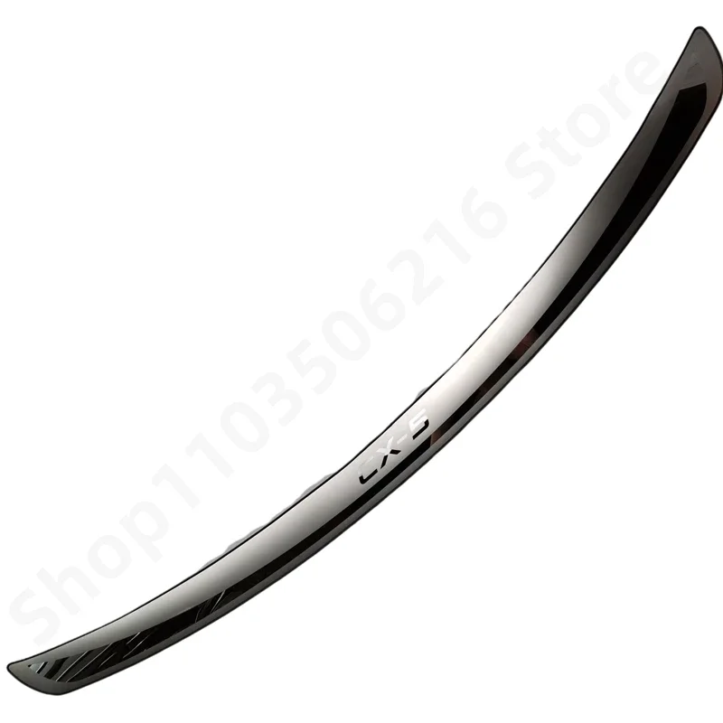 Car Carbon Rear Bumper Guard Plate, For Mazda CX-5, Bumper Guards, Trunk Sill Plate Tail Trim Guard Logo Sticker Anti Scraping, Protectors Accessories