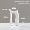 White Ceramic Scraping Board Facial Guasha Handheld Full Body Universal Type Acupoint Massager Lymphatic Drainage Massager 2