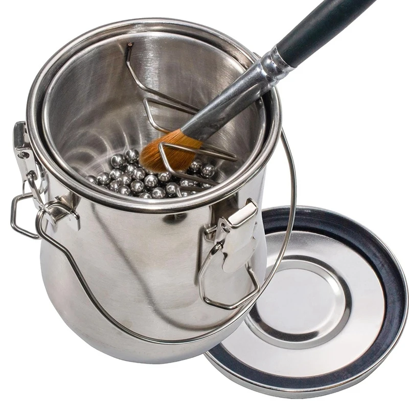 

Мойка кистей для рисования, герметичная щетка из нержавеющей стали для масляной живописи, акрила, мойка кистей стандартной простоты в использовании