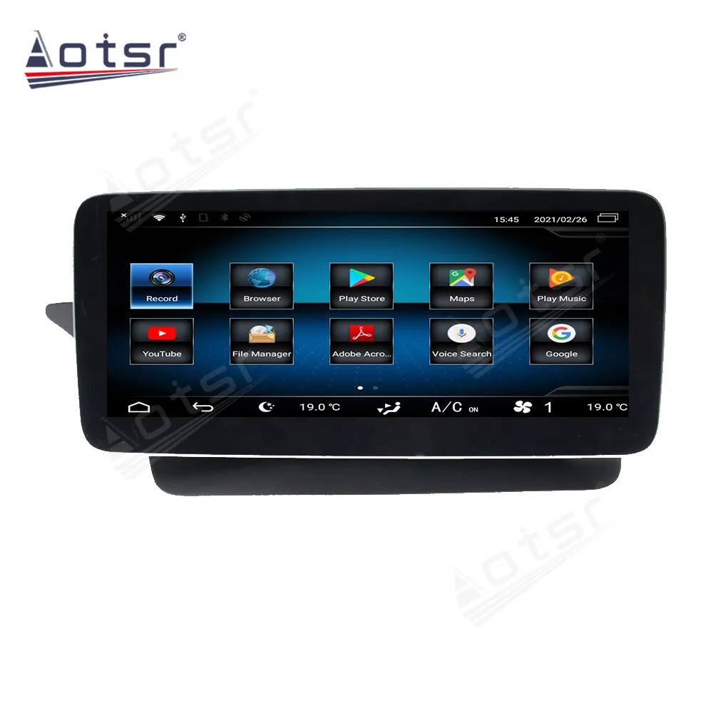 

8 + 64G беспроводной Carplay 4G LTE Android 10 радио Автомобильный GPS-навигатор мультимедийный плеер для Mercedes-Benz E LHD