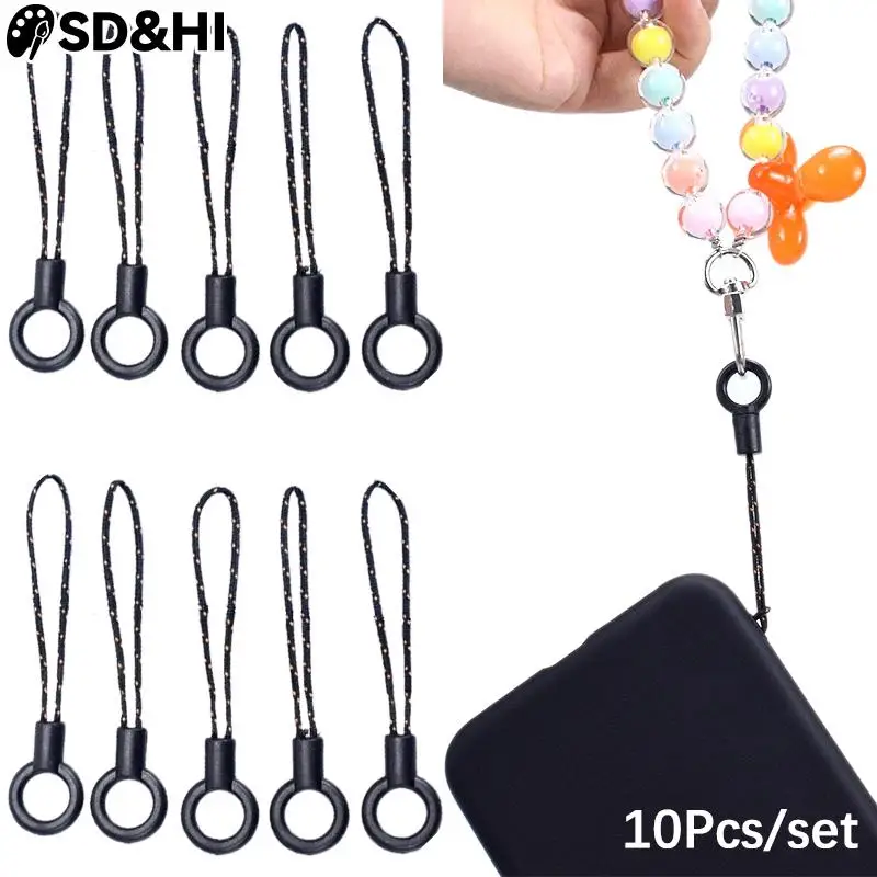 10pcs Lanyard Lariat Cords Lobster Clasp Rope Keychains Hooks Mobile Phone Strap Charms Keyring Bag Accessories Key Ring Lanyard