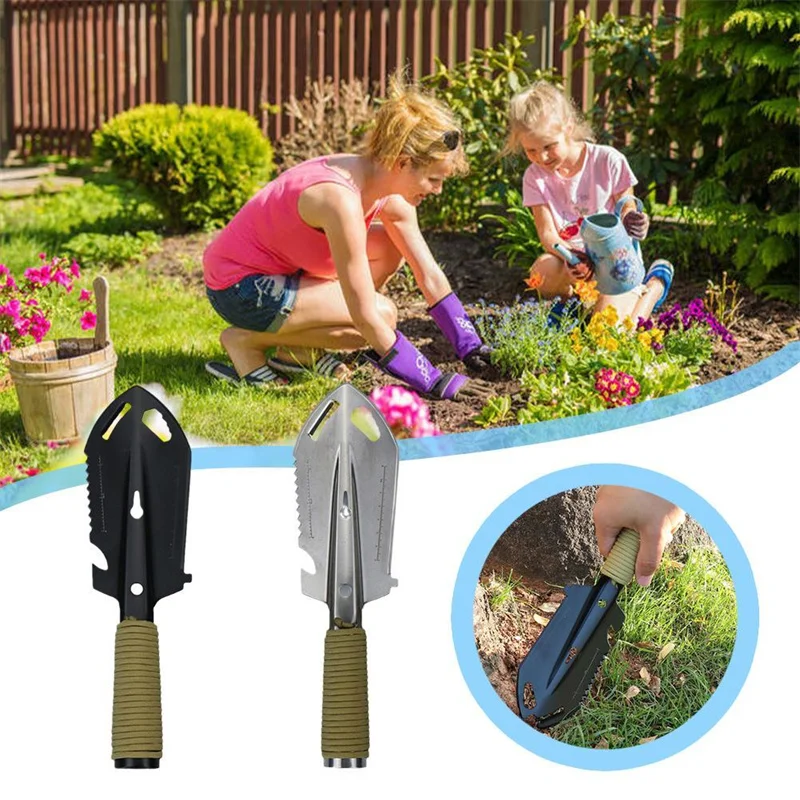 

Camping Tactical Small Hand Shovel Outdoor Camping Military Shovel Stainless Steel Small Shovel Multifunctional Survival Tools