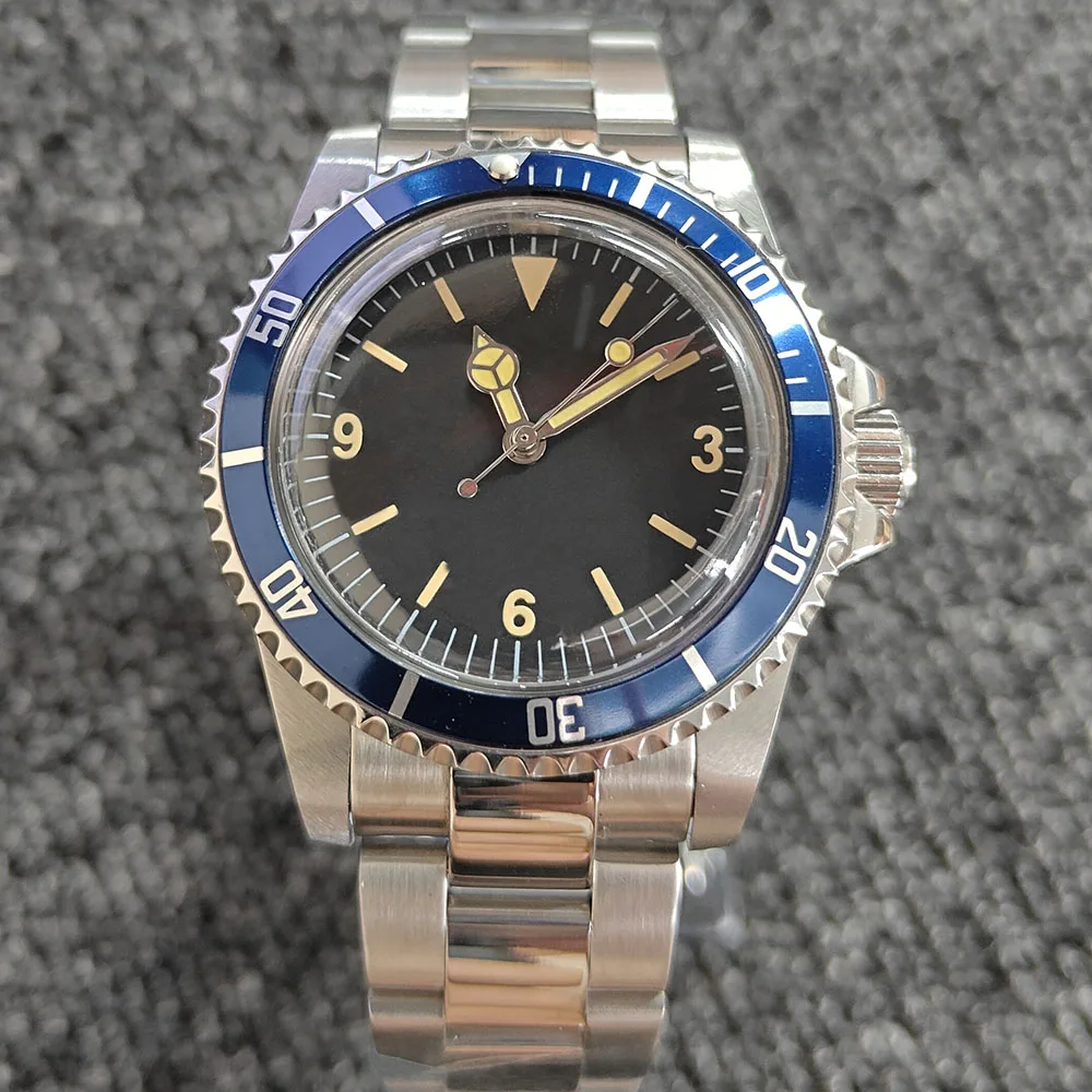 40MM Men's Business Watch 316L Stainless Steel Case Outdoor Luminous Dial Fully Automatic Mechanical Waterproof Watch