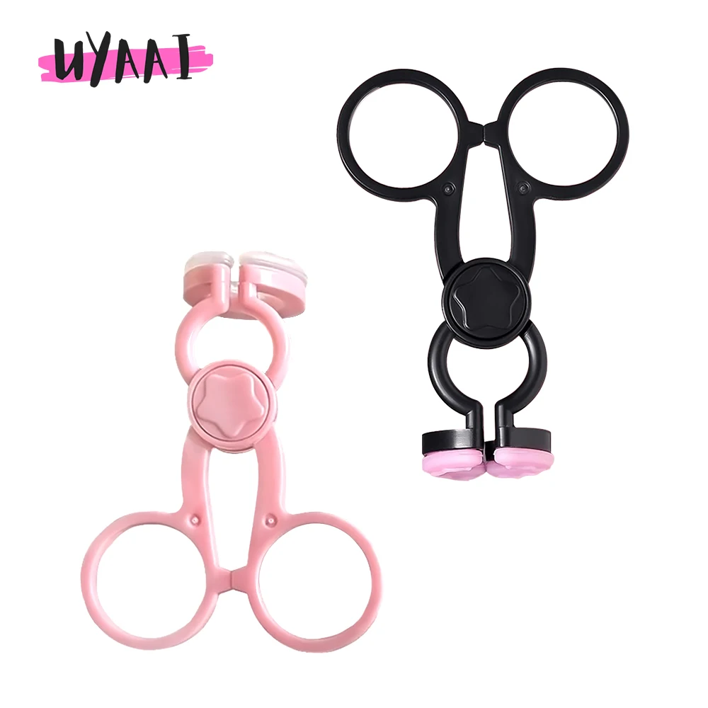 UYAAI Soft Tip Tweezer Stick Wearing Tools Lenses Accessories Colorful Travel Pink Case Orange Case Blue Fashion Newbie-friendly