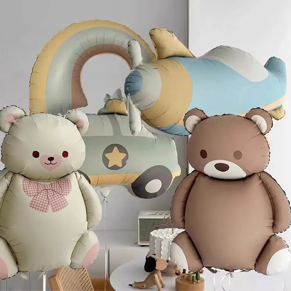 Cartoon Baby Bär Party Teller Servietten Geschirr Set Bär Themen Baby Dusche Liefert Kinder 1. Geburtstag Party Dekorationen Gefälligkeiten – Detail 13