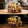 Robotime Rolife Cozy Kitchen 3D Wooden Puzzle DIY Miniature House Kit Gift For Kids DG159 3