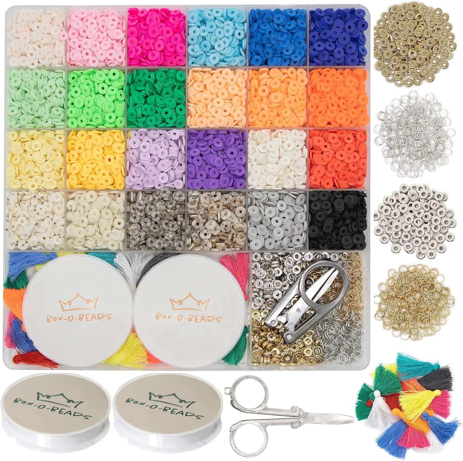 24 Color Combo Set Diy Jewelry Accessories Glass Seed Beads Seed Beads For  Bracelet Making Beads Jewelry Making Kit