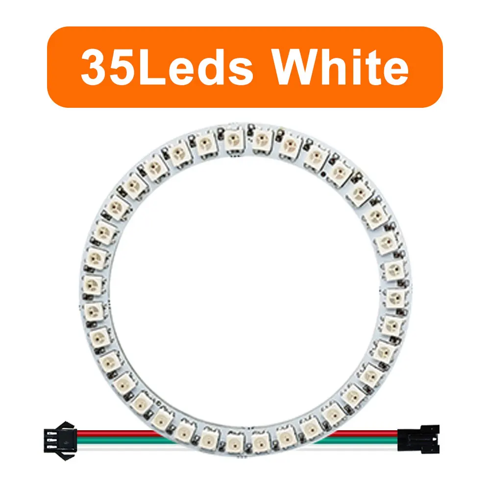 Colorful RGB LED Circle with Individually Addressable Pixels - DIY Round Pixel Ring