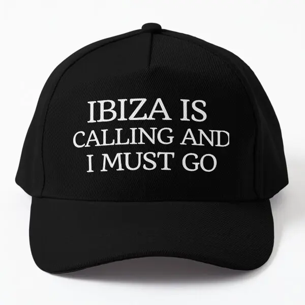 

Ibiza звонит, и я должен пойти забавно, бейсболка Ibi, шляпа, шляпа, уличная весенняя Летняя шапка в стиле хип-хоп, повседневная однотонная