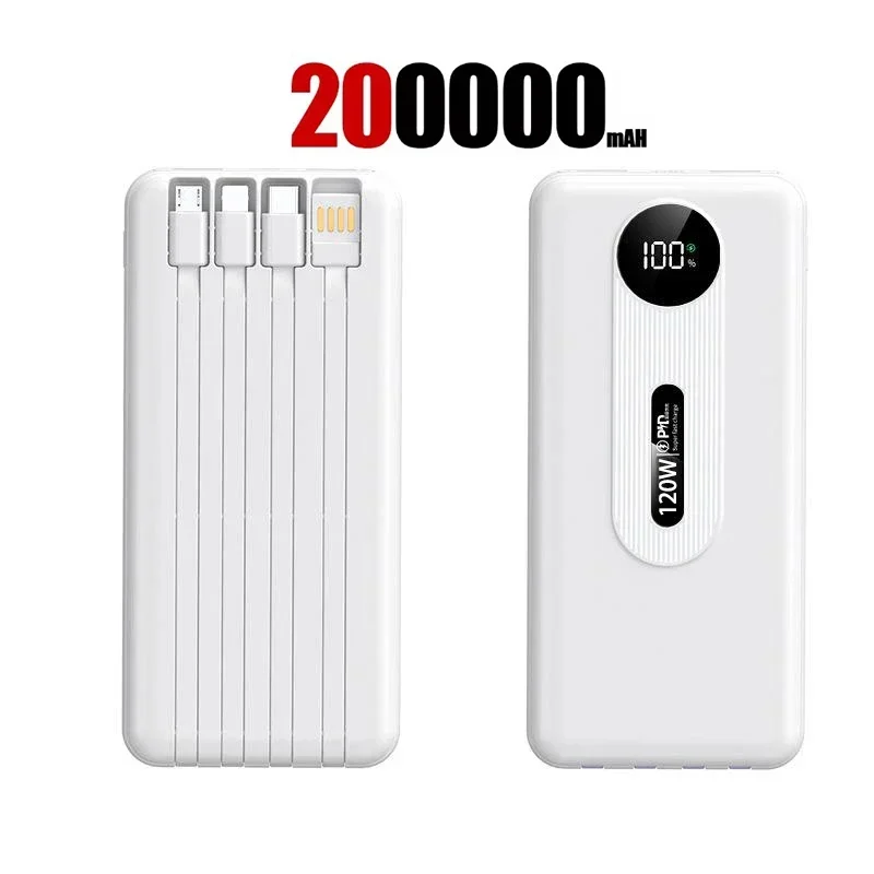 White 200000mAh