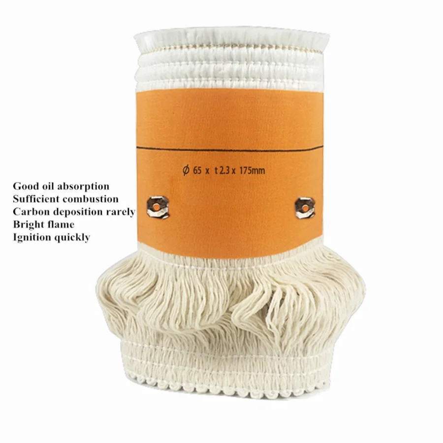 Outdoor Camping Kerosene Stove Core Home Heating Stove Core Cotton Fiberglass Wick 100%Cotton Heaters Wick 65/75/85/95/120mm