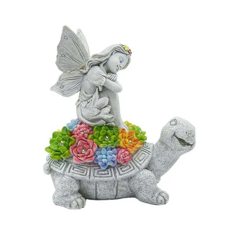 

Solar Tortoise Statue Light Solar Turtle Statue LED Lights Outdoor Ornament Attractive Turtle Statue Automatic And Weather