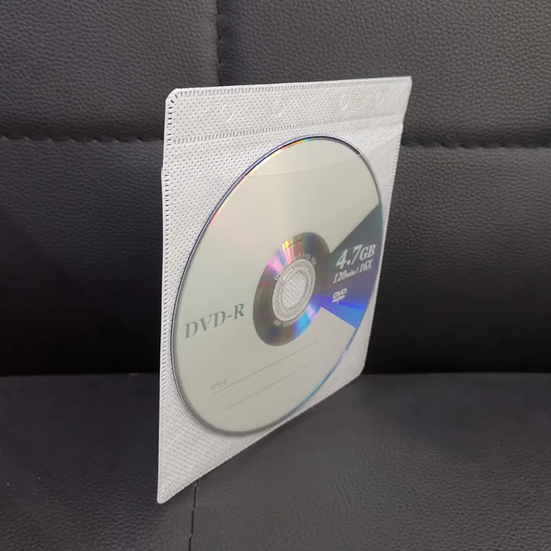 Double-sided CD Bag CD Pp Bag 12cm DVD Storage 10 PCs Pack cd dvd storage bag cd dvd storage case