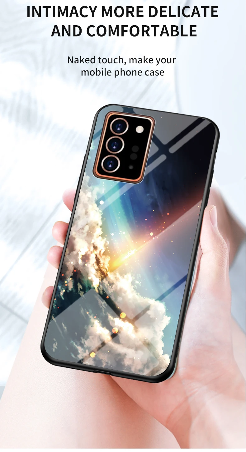 Note20 10 Lite Suojakuori DECLAREYAO Hard Glass Coque Samsung Galaxy Note 20 Ultra 10 Plus Suojakuori Silikoni Slim Temper_voghion.com