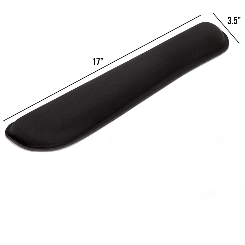 Gorilla Grip Silky Gel Memory Foam Wrist Rest with Ergonomic Design for Typing Comfort