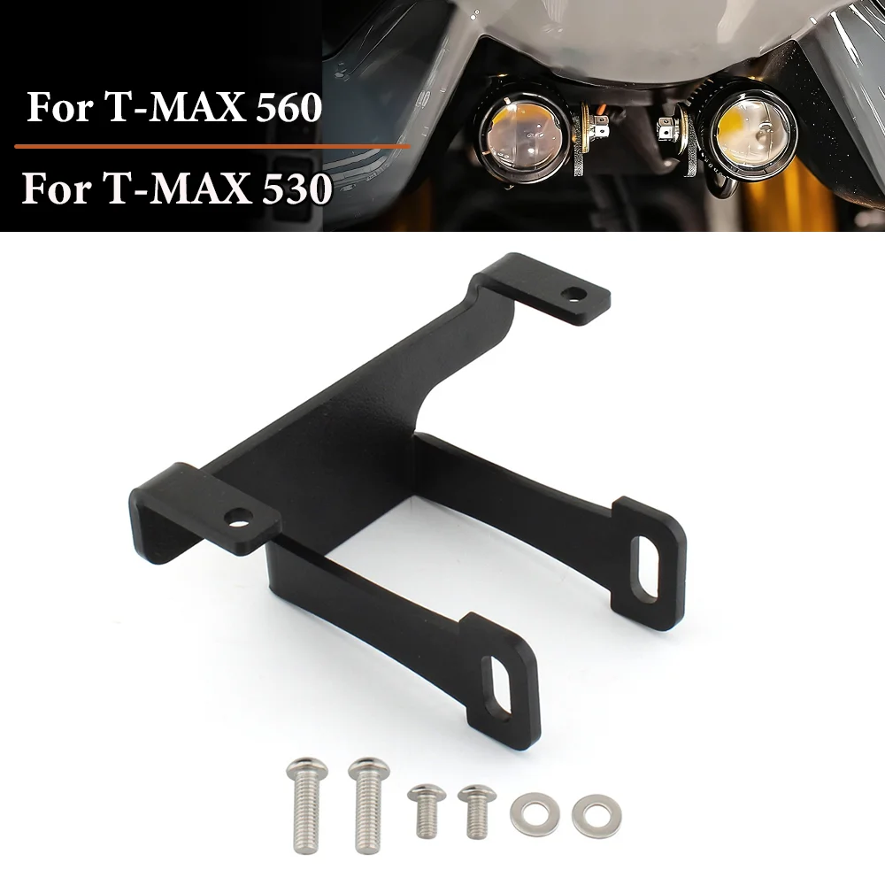 Für YAMAHA T-MAX 530 560 2022 2023 2024 TMAX530 Scheinwerfer-Halterung, Klemmen für Nebelscheinwerfer, Zusatzlampen-Halterung – Detail 1