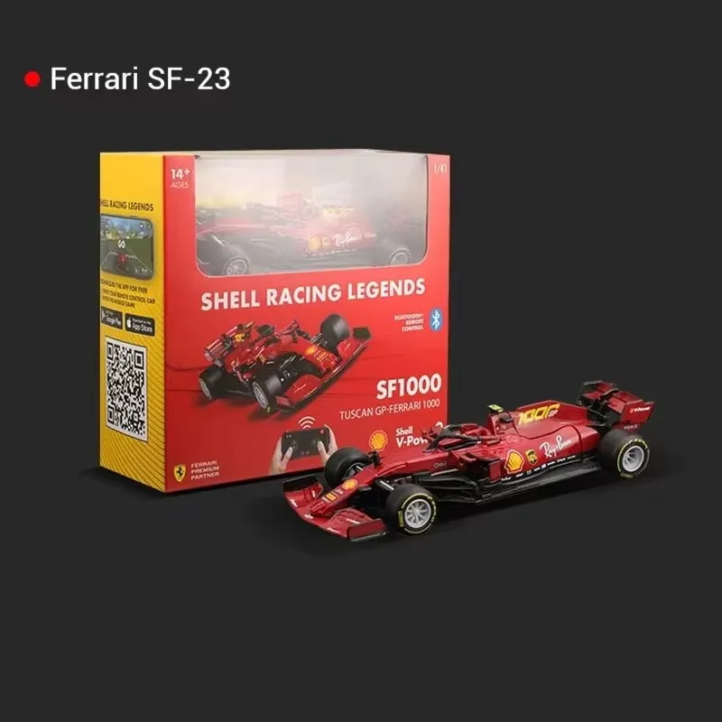Bruago 1:41/43 Ferrari Bluetooth Remote Control Car Alloy Simulation Dynamic Car Model Toy Enthusiast Ornament Children's Toy Gi 4