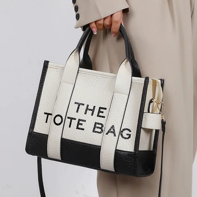THE TOTE BAG Designer Fashion Handbag Shoulder Strap Crossbody Handbag Adjustable Large Capacity Canvas Women's Bag 1