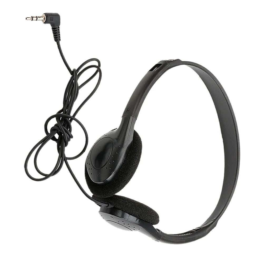 

Earphone Dictation Headset Wired Headphone Call Center Headphones Plastic Gaming over