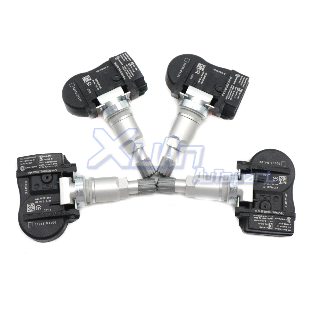 ڵ Ÿ̾ TPMS Ÿ̾ з  ͸ ý 52933-D4100 52933-F2000,  Ϸ Ƽ ҷ Ƽ 16-21 433mhz