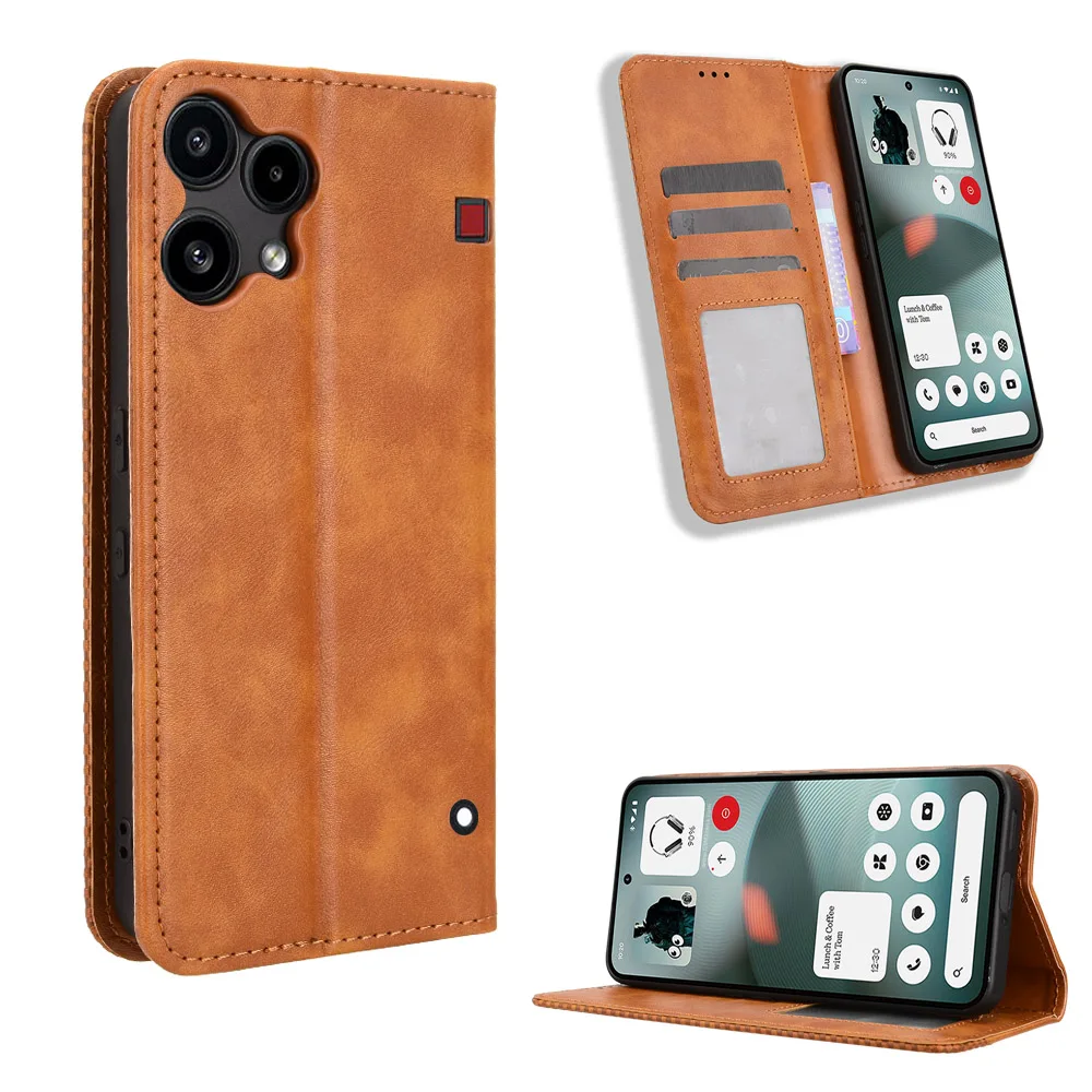 High-Quality PU Leather Flip Wallet Phone Case - Anti-Knock Design