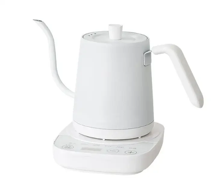 Electric Kettle Goose Neck 800ml Coffee Pot Intelligent Temperature Potentiometer Controlled110V-220V 1000W Kettle Fast Heating