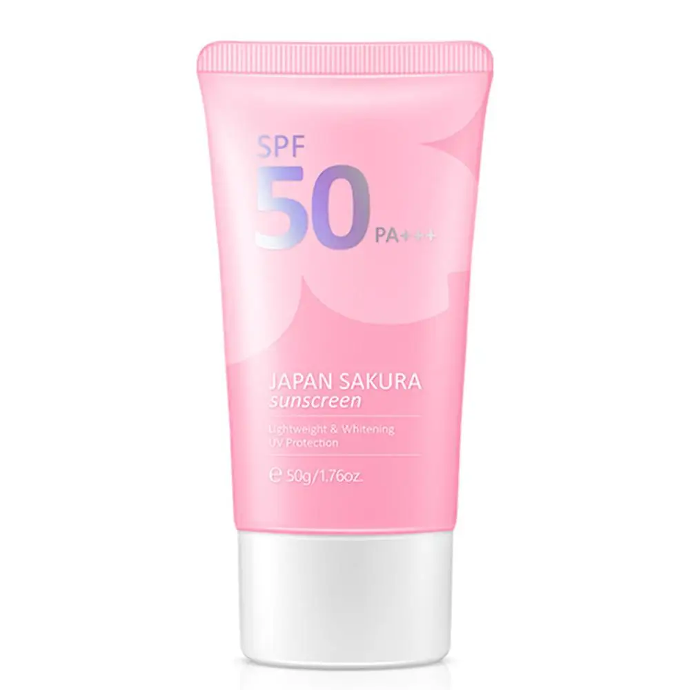 SPF50 Sunscreen Cream Protector Facial Sun Block Gel Isolation Lotion Bleaching Moisturizing Whitening Facial Cream 50ml images - 6