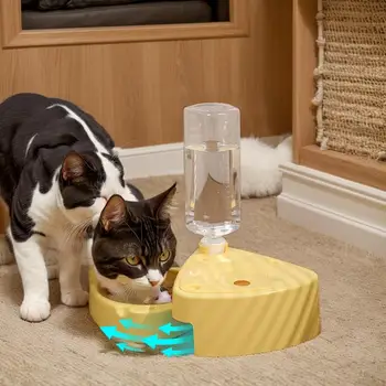 Pet Bowl With Water Feeder Food Storage Water Dispenser and Removable Food cat Bowl Folded Cheese Bowl Small Medium pet supplies 3